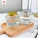 Crystal white material with thick bottom honey bottle