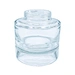 Crystal white material with thick bottom honey bottle