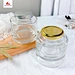 Crystal white material with thick bottom honey bottle